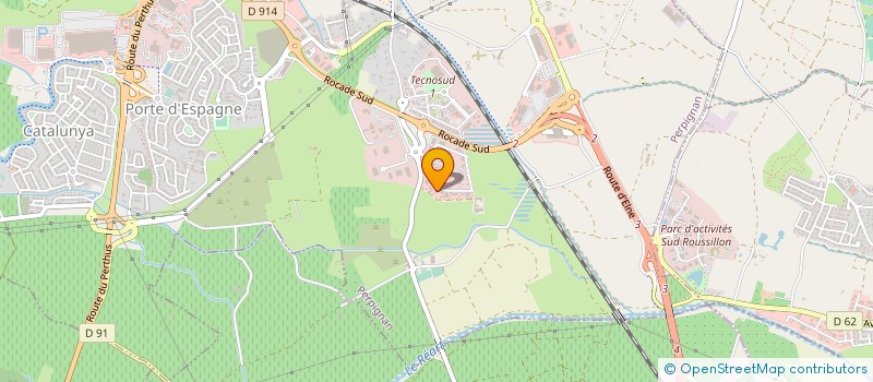 localisation de l'entreprise CLINIQUE DE POSTUROLOGIE ET DE REEDUCATION PLURIDISCIPLINAIRE  PERPIGNAN