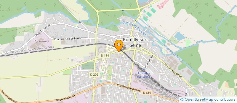 localisation de l'entreprise CLINIQUE DE ROMILLY à ROMILLY-SUR-SEINE