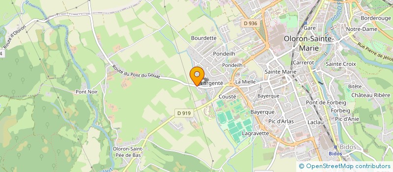 localisation de l'entreprise CLINIQUE DE SAINT JEAN DE LUZ à OLORON-SAINTE-MARIE