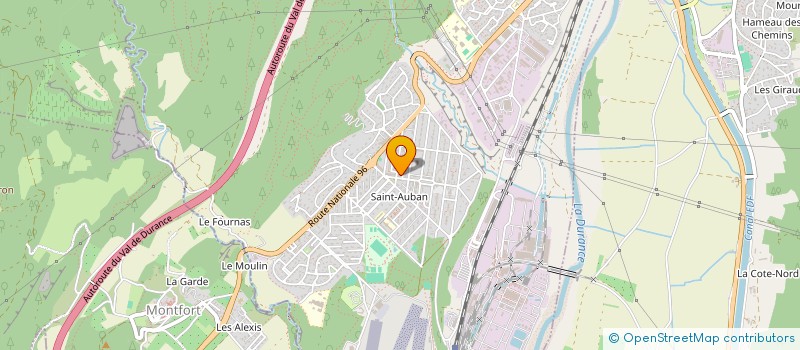 localisation de l'entreprise CLINIQUE DENTAIRE DES OLIVIERS  CHATEAU-ARNOUX-SAINT-AUBAN