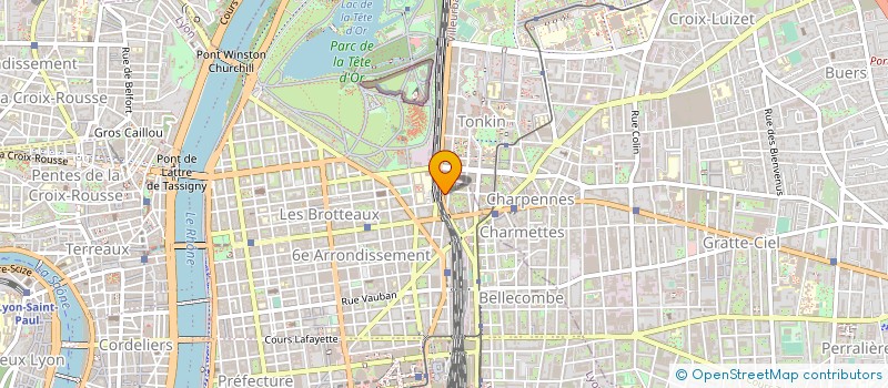 localisation de l'entreprise CLINIQUE DENTAIRE DU PARC à LYON