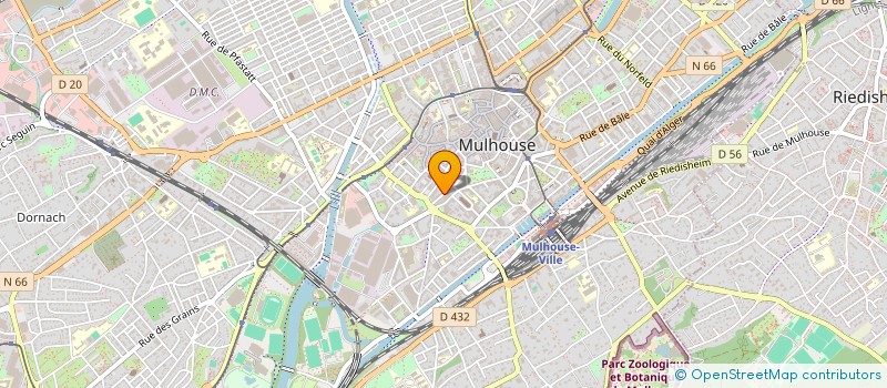 localisation de l'entreprise CLINIQUE DENTALYS  MULHOUSE