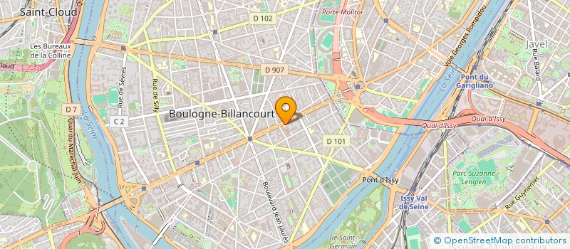 localisation de l'entreprise CLINIQUE DES APPRENTISSAGES à BOULOGNE-BILLANCOURT