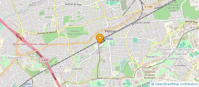 localisation de l'entreprise CLINIQUE DES COLLECTIVITES à PESSAC