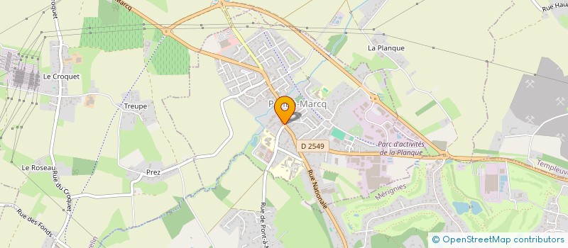 localisation de l'entreprise CLINIQUE DES DOCTEURS VETERINAIRES GOETGHELUCK CODRON ET GENTY à MERIGNIES