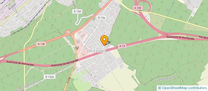 localisation de l'entreprise CLINIQUE DES ESSARTS à GRAND-COURONNE