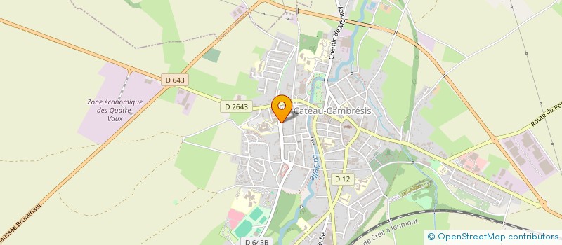 localisation de l'entreprise CLINIQUE DES HETRES à LE CATEAU-CAMBRESIS