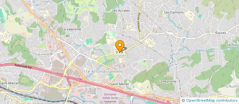 localisation de l'entreprise CLINIQUE DES QUATRE SAISONS à MARSEILLE