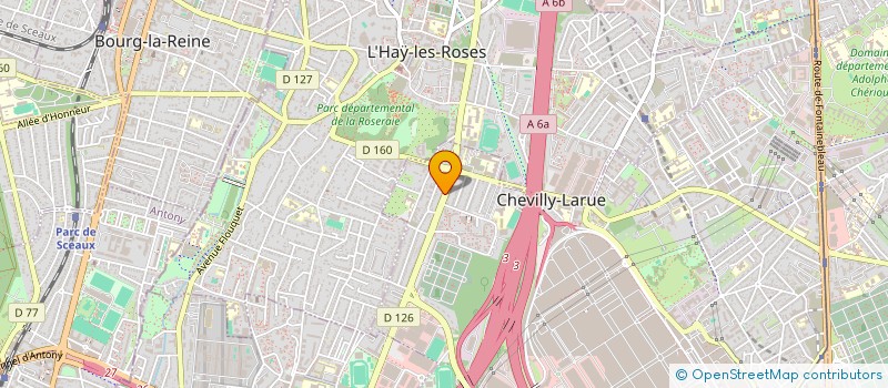 localisation de l'entreprise CLINIQUE DRS VETER DE LA  CHAPELLE ET PAPIN  CHEVILLY-LARUE