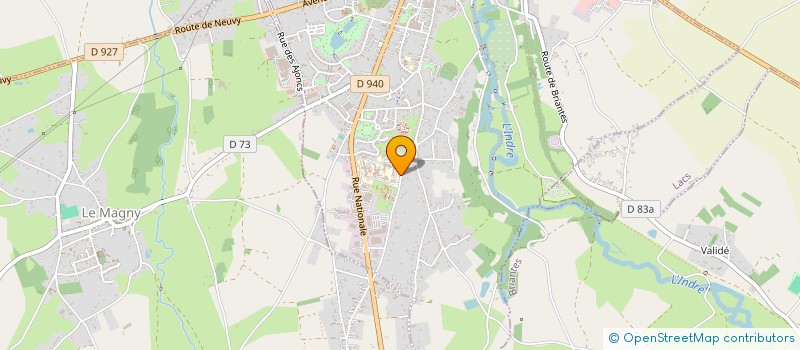 localisation de l'entreprise CLINIQUE DU BOISCHAUT à LA CHATRE