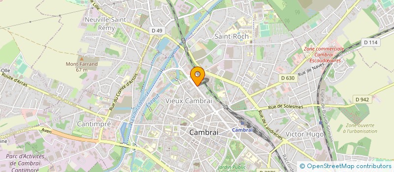 localisation de l'entreprise CLINIQUE DU CAMBRESIS à CAMBRAI