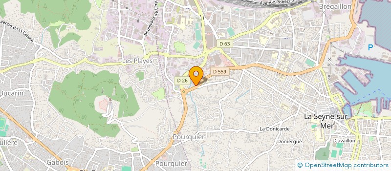 localisation de l'entreprise CLINIQUE DU CAP D OR à LA SEYNE SUR MER