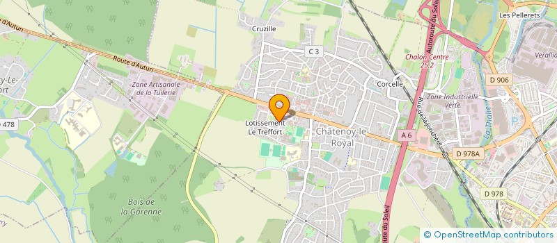 localisation de l'entreprise CLINIQUE DU CHALONNAIS à CHATENOY-LE-ROYAL