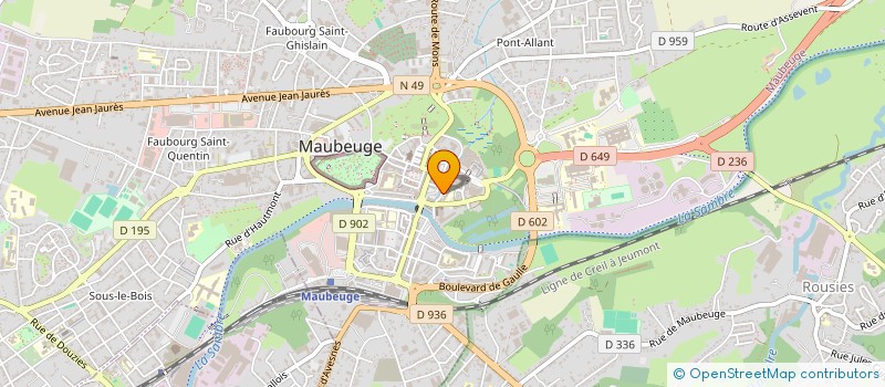 localisation de l'entreprise CLINIQUE DU CHAPITRE à MAUBEUGE
