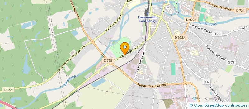 localisation de l'entreprise CLINIQUE DU CHATEAU  ROMORANTIN-LANTHENAY