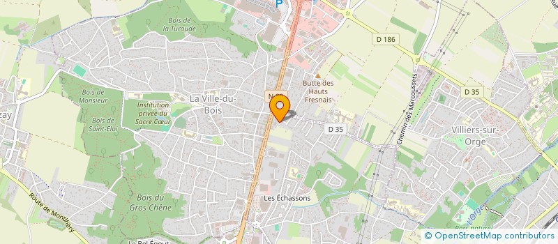 localisation de l'entreprise CLINIQUE DU CHATEAU DE VILLEBOUZIN  LONGPONT-SUR-ORGE