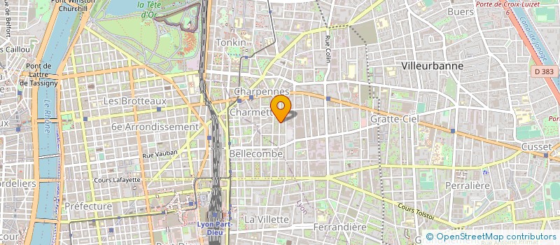 localisation de l'entreprise CLINIQUE DU CHAUFFE EAU à VILLEURBANNE