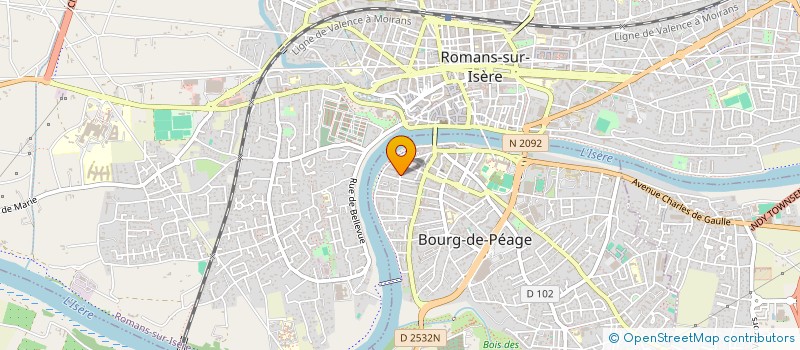 localisation de l'entreprise CLINIQUE DU DOCTEUR EYNARD à BOURG-DE-PEAGE