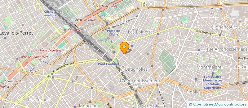 localisation de l'entreprise CLINIQUE DU DOS à PARIS