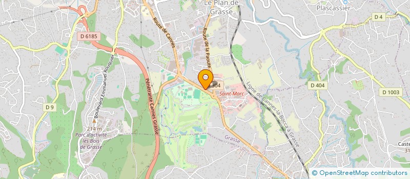 localisation de l'entreprise CLINIQUE DU GOLF  GRASSE
