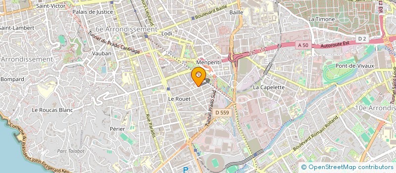 localisation de l'entreprise CLINIQUE DU MENAGER à MARSEILLE