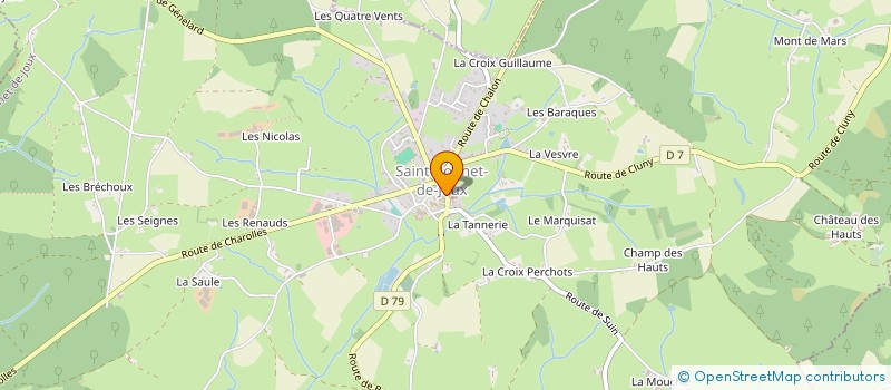 localisation de l'entreprise CLINIQUE DU MENAGER à CLUNY