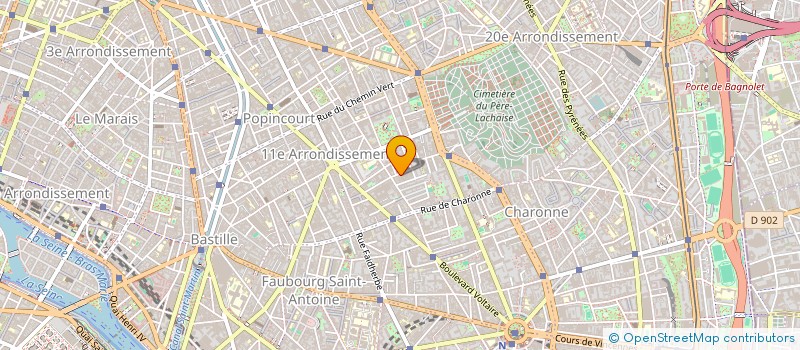 localisation de l'entreprise CLINIQUE DU MONT LOUIS à PARIS