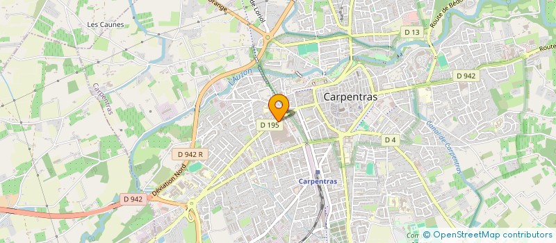 localisation de l'entreprise CLINIQUE DU MONT VENTOUX  CARPENTRAS