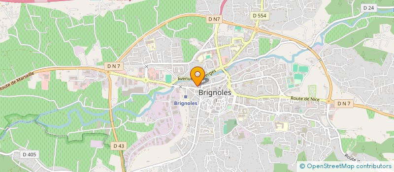 localisation de l'entreprise CLINIQUE DU PALAIS BRIGNOLES à BRIGNOLES