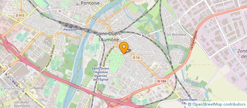 localisation de l'entreprise CLINIQUE DU PARC  SAINT-OUEN-L'AUMONE