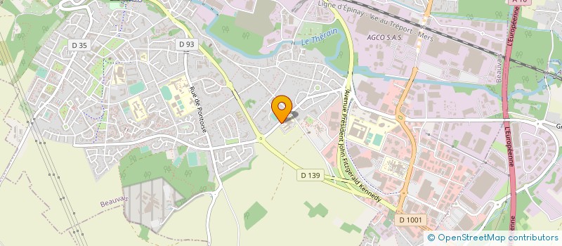 localisation de l'entreprise CLINIQUE DU PARC ST LAZARE  BEAUVAIS