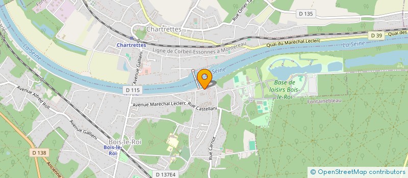 localisation de l'entreprise CLINIQUE DU PAYS DE SEINE à BOIS-LE-ROI