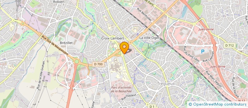 localisation de l'entreprise CLINIQUE DU RADIATEUR  SAINT-BRIEUC