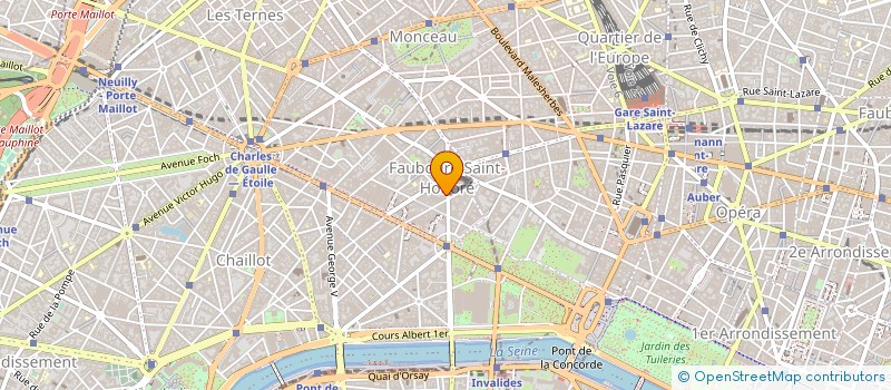 localisation de l'entreprise CLINIQUE DU ROND POINT DES CHAMPS à PARIS