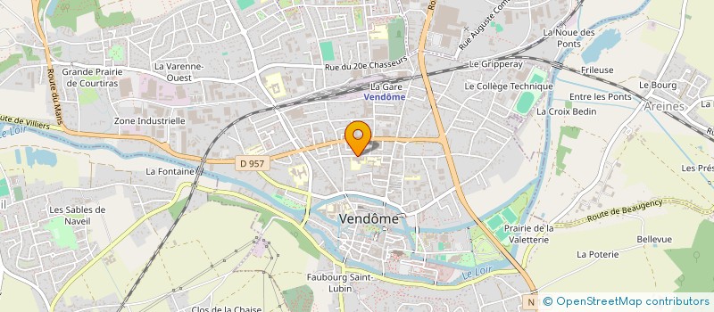 localisation de l'entreprise CLINIQUE DU SAINT COEUR  VENDOME