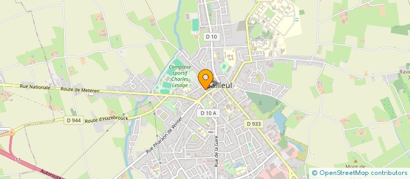localisation de l'entreprise CLINIQUE DU SOURIRE DES FLANDRES à BAILLEUL