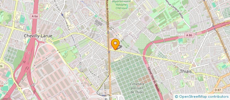 localisation de l'entreprise CLINIQUE DU SUD  THIAIS