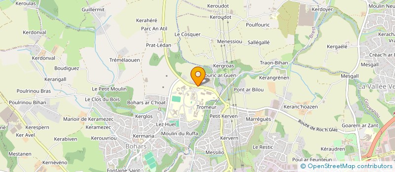 localisation de l'entreprise CLINIQUE DU TROMEUR à BOHARS