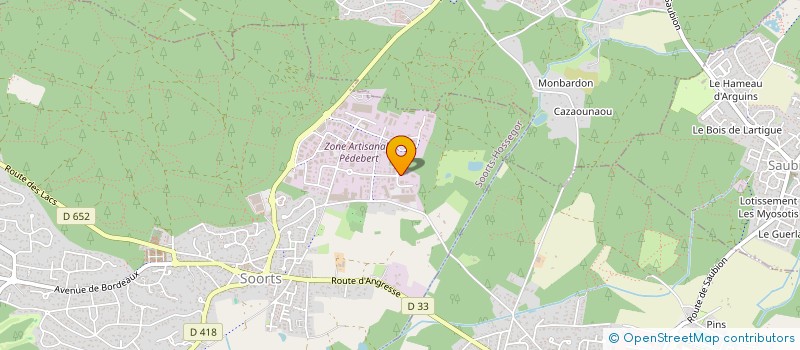 localisation de l'entreprise CLINIQUE ESTHETIQUE DU SUD-OUEST à SOORTS-HOSSEGOR