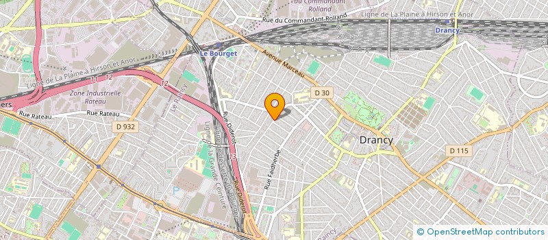localisation de l'entreprise CLINIQUE GARAGE à DRANCY