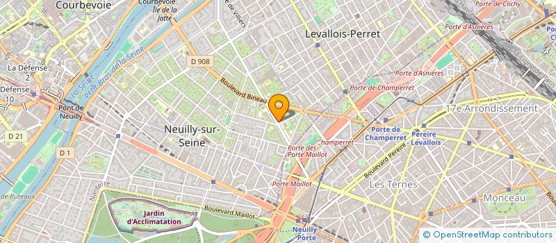 localisation de l'entreprise CLINIQUE HARTMANN à NEUILLY-SUR-SEINE