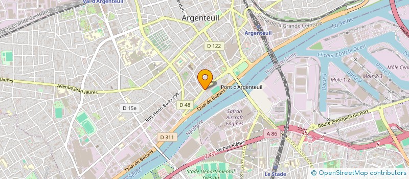 localisation de l'entreprise CLINIQUE HELOISE à ARGENTEUIL