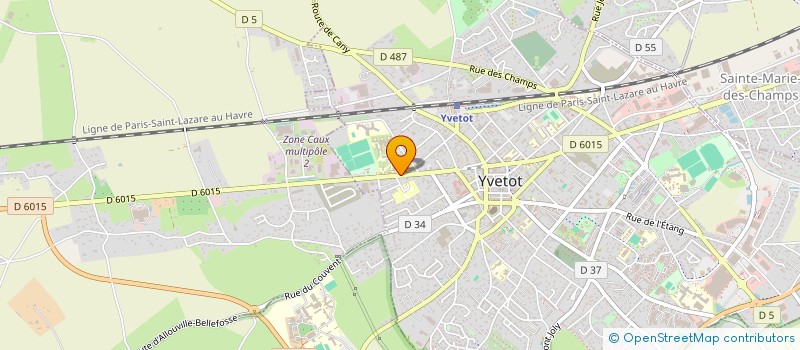 localisation de l'entreprise CLINIQUE HEMERA PAYS DE CAUX à YVETOT