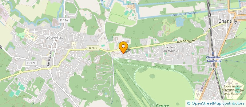 localisation de l'entreprise CLINIQUE INTERNATIONALE DU CHEVAL  GOUVIEUX