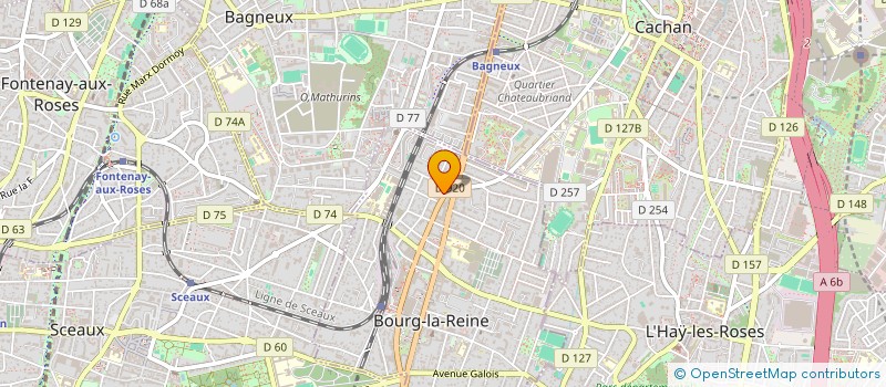 localisation de l'entreprise CLINIQUE JOFFRE CHIRURGIE à BOURG-LA-REINE