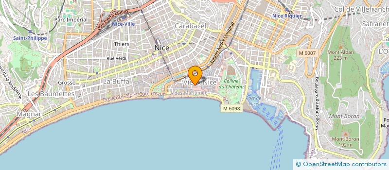 localisation de l'entreprise CLINIQUE JURIDIQUE NICE COTE D'AZUR  NICE