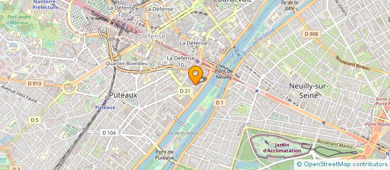 localisation de l'entreprise CLINIQUE L EMERAUDE à PUTEAUX
