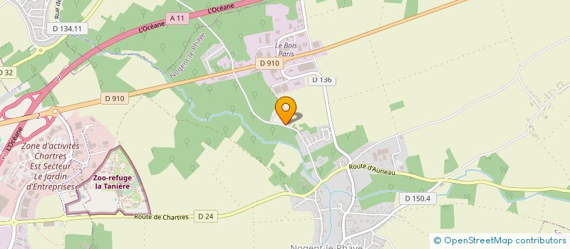 localisation de l'entreprise CLINIQUE LA BOISSIERE à NOGENT-LE-PHAYE