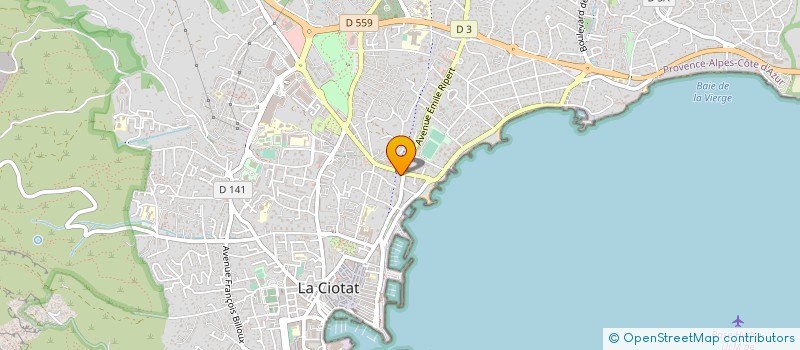 localisation de l'entreprise CLINIQUE LA LICORNE à LA CIOTAT