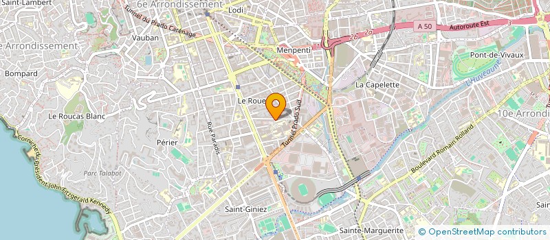 localisation de l'entreprise CLINIQUE LA RENAISSANCE à MARSEILLE